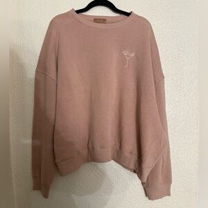 Nuuds Beige Cotton Blend crewneck sweatshirt size XL